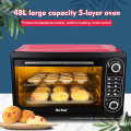 48L electric cooker with oven home pizza oven